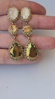 GOLD BRONZE EARRINGS