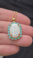 Opal Gold Necklace