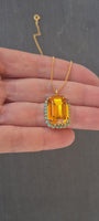 Orange and Turquoise Necklace