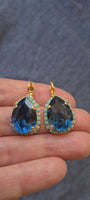 NAVY BLUE EARRINGS