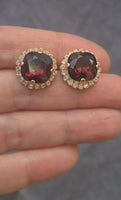 BURGUNDY EARRINGS