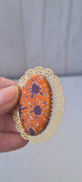 CLAY BROOCH