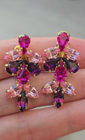 PURPLE PINK EARRINGS