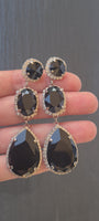 BLACK EARRINGS