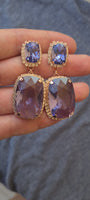 PURPLE EARRINGS