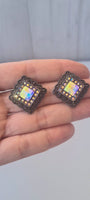 AB CRYSTAL STUD Earrings