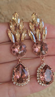 Pink Dangle Earrings