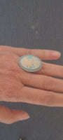 BLUE CAMEO RING
