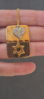 Star of David pendant.