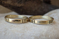 14K Gold Wedding Set