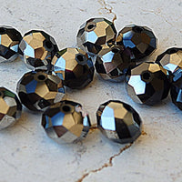 30 Pieces-10 Mm Faceted Glass Loose Beads