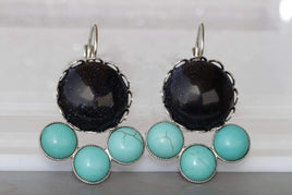 Genuine Turquoise Earrings