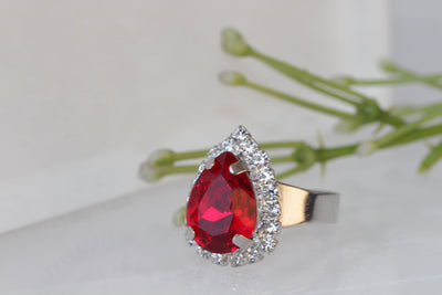 RED FRENCH RING