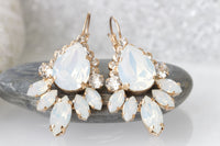 OPAL STATEMENT EARRINGS