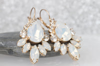 OPAL STATEMENT EARRINGS