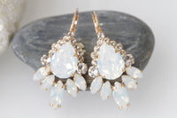 OPAL STATEMENT EARRINGS