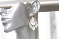 OPAL STATEMENT EARRINGS