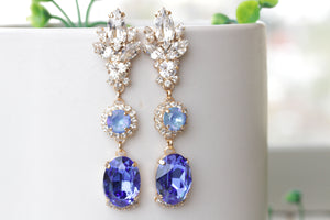 Royal blue earrings