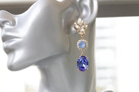 Royal blue earrings