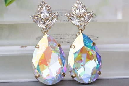 Ab Crystal Earrings