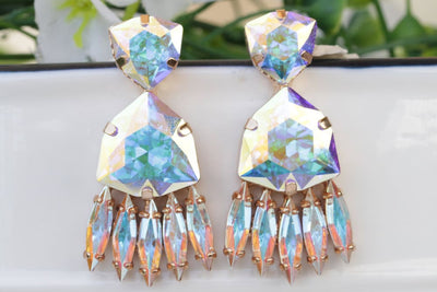 Ab Crystal Earrings