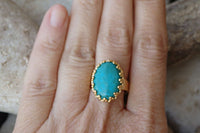 Adjustable Turquoise Ring