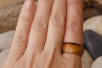 Agate Band Ring