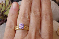 Amethyst Engagement Ring