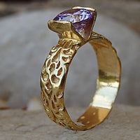 Amethyst Engagement Ring