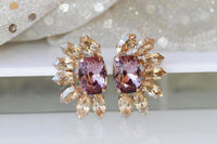 Antique Pink Earrings