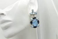 Aqua Blue Earrings