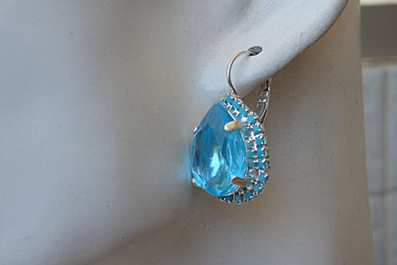 Aqua Earrings