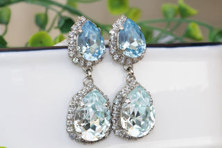 Aquamarine Chandelier Earring