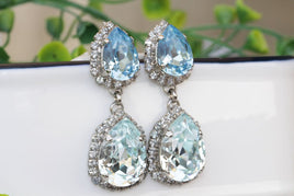 Aquamarine Chandelier Earring