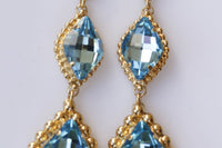 Aquamarine Chandelier Earrings