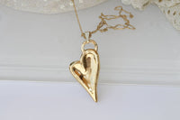 Asymmetric Heart Pendant