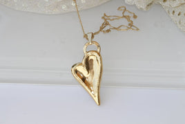 Asymmetric Heart Pendant