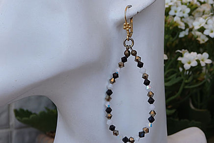 Beaded Hoops