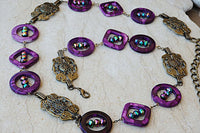 Beaded Purple Belt