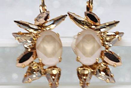 Beige Earrings