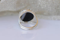 Black Agate Ring