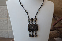 Black And Gray Rebeka Necklace