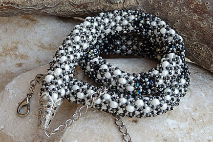 Black And White Necklace