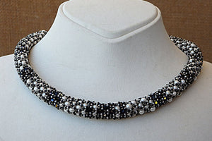 Black And White Necklace