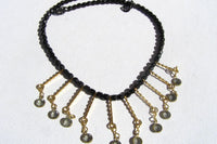 Black Beaded Necklace