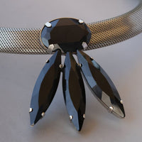 Black Bib Necklace