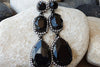 Black Chandelier Earrings. Black Rebeka Earrings