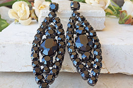 Black Cocktail Earrings