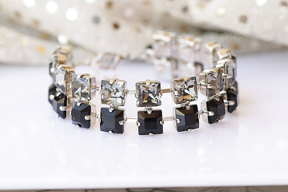 Black Crystal Bracelet