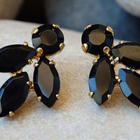 Black Crystal Earrings
